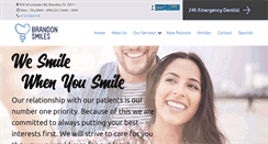 Desktop Screenshot of brandondentalhealth.com